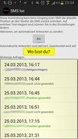 SMS loc Lokalisierung per SMS Affiche