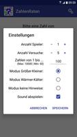 برنامه‌نما ZahlenRaten عکس از صفحه