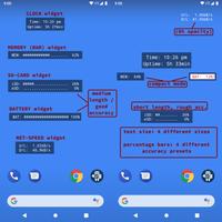 برنامه‌نما Android System Widgets + عکس از صفحه