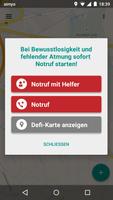Rot Kreuz Defi und Notruf App screenshot 3