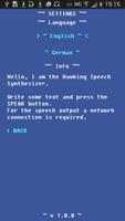 برنامه‌نما Speech Synthesizer - Hawking عکس از صفحه