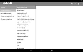 ESSER e-Catalog imagem de tela 1