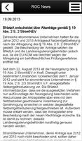 RGC Energierecht News screenshot 1