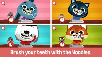 WoodieHoo Brushing Teeth poster