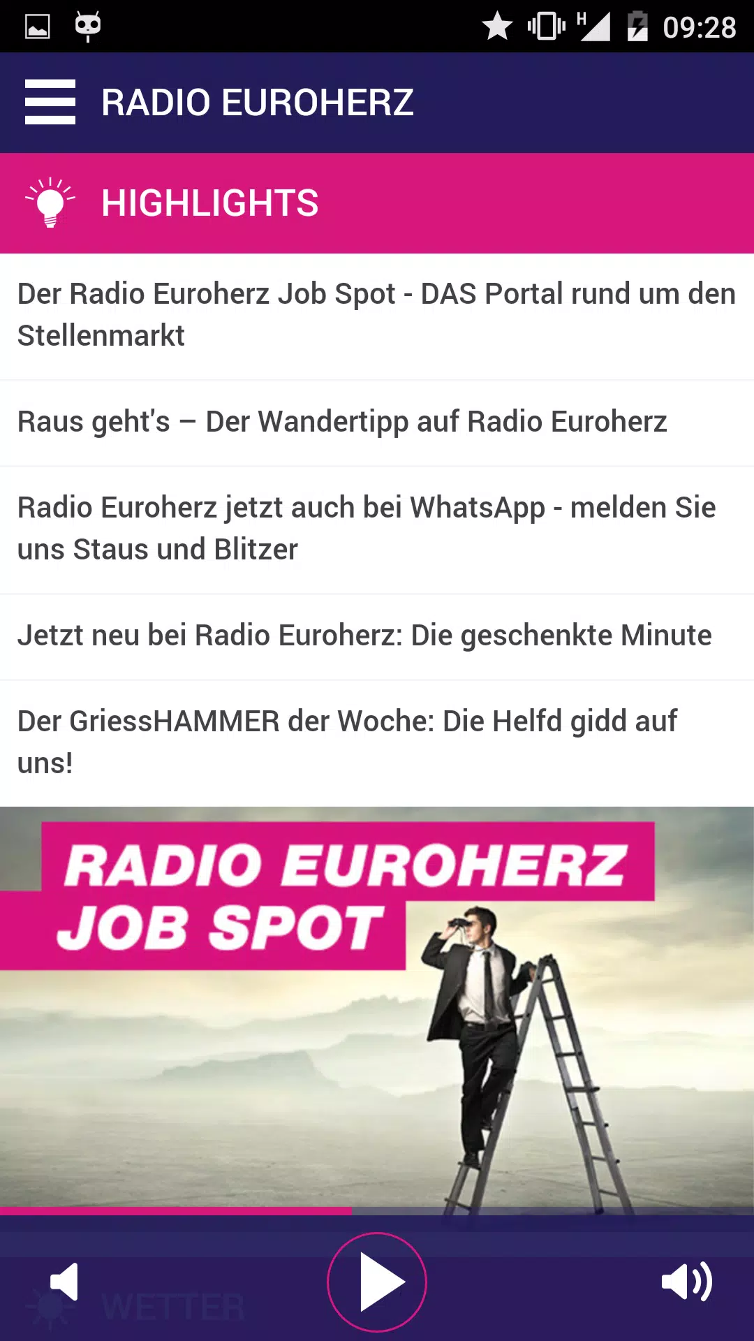 Radio Euroherz für Android - APK herunterladen
