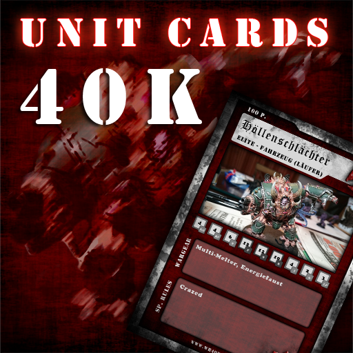 Unit Cards 40k