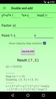 Elliptic Curves Calculator capture d'écran 3