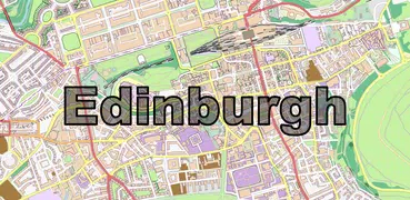 Edinburgh Offline Stadtplan