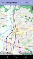 Erlangen Offline City Map 포스터