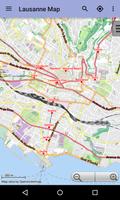 Lausanne Offline City Map 截图 1