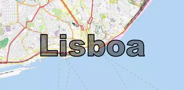 Lissabon Offline Stadtplan