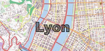 Lyon Offline City Map