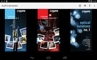 KLOTZ AIS Katalog App पोस्टर
