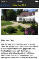 Berliner Golf Club Gatow e.V. capture d'écran 2