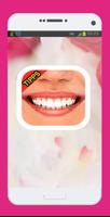 Poster Weiße Zähne Tipps Hausmittel