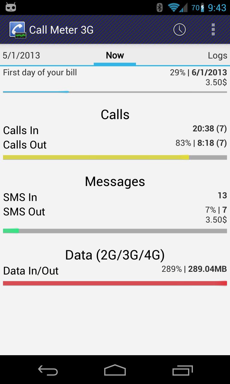 Call Meter 3G for Android - APK Download