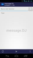 WebSMS: message.DJ Addon Affiche