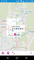 Kyoto Rail Map 포스터