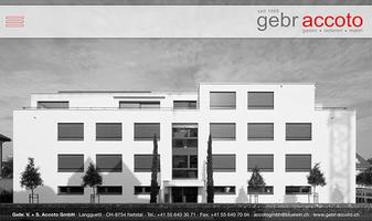 Gebr. V.+ S. Accoto GmbH Plakat