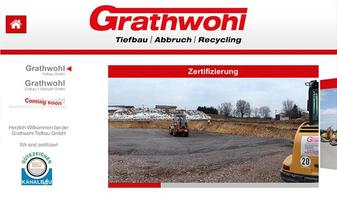 Grathwohl Tiefbau GmbH capture d'écran 1