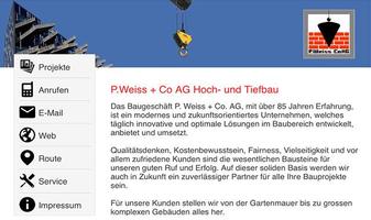 P. Weiss + Co. AG Cartaz
