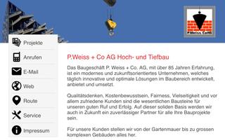 P. Weiss + Co. AG スクリーンショット 2