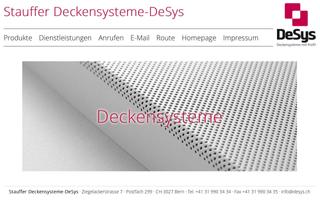 Stauffer Deckensystem DeSys Ekran Görüntüsü 3