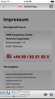 Notfall-App - HVM Hauptmann screenshot 1