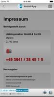 Notfall-App - LIEBLINGSMAKLER screenshot 1