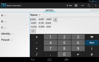 Matrix Calculator اسکرین شاٹ 3
