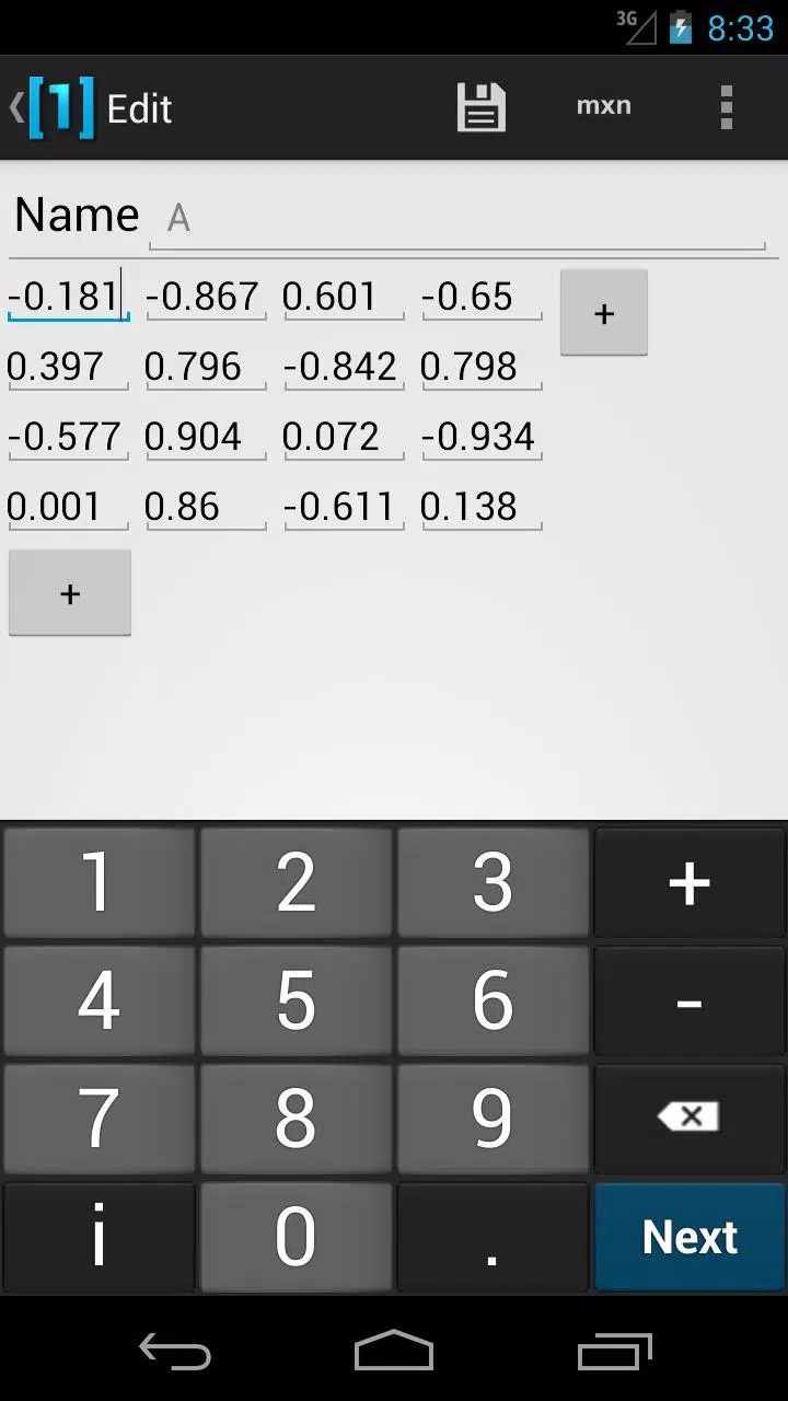 Descarga de APK de Matrix Calculator para Android