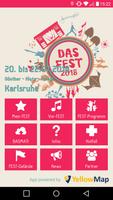 Die offizielle DAS FEST App Plakat