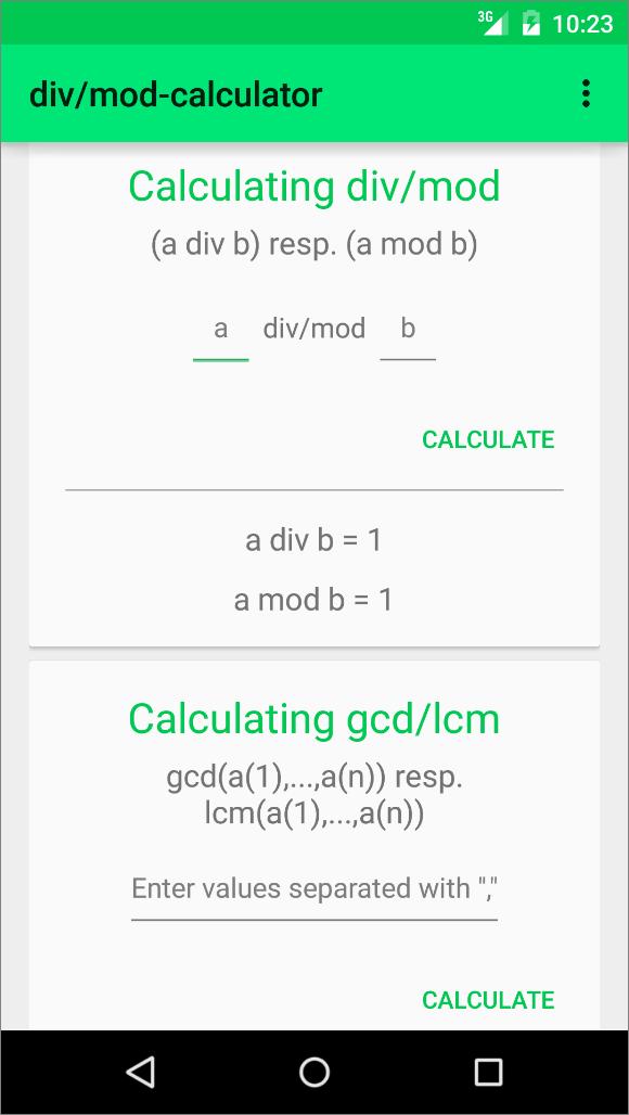 Калькулятор div. Mod калькулятор. Div b Mod.
