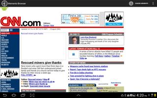 Memento Browser screenshot 1