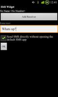 SMS Widget الملصق
