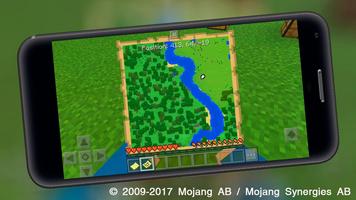 MCPE Addon Map Coordinates poster