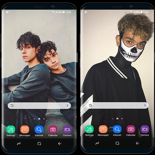 The description of Lucas and Marcus wallpapers HD App.
