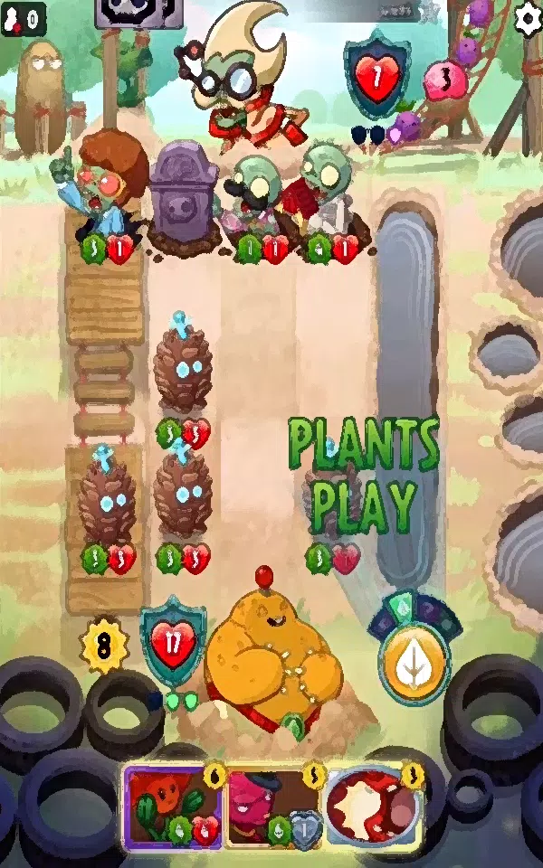 Screenshot of Plants vs. Zombies: Heroes (Android, 2016) - MobyGames