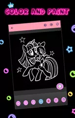 Draw and Color Glow Pony APK download