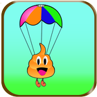 happy poo jump proo icon