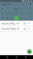 Minimal Workout Log - Training diary, No Ads! Cartaz