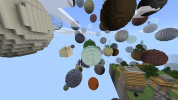 Skyblock Planet MCPE Map capture d'écran 2