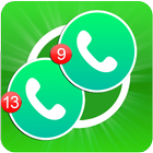 Dual Whatsapp Messenger guide for Android icône