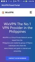 WixVPN Panel Portal Plakat