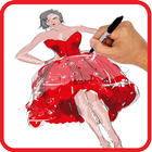 how to draw Dresses for girls icon