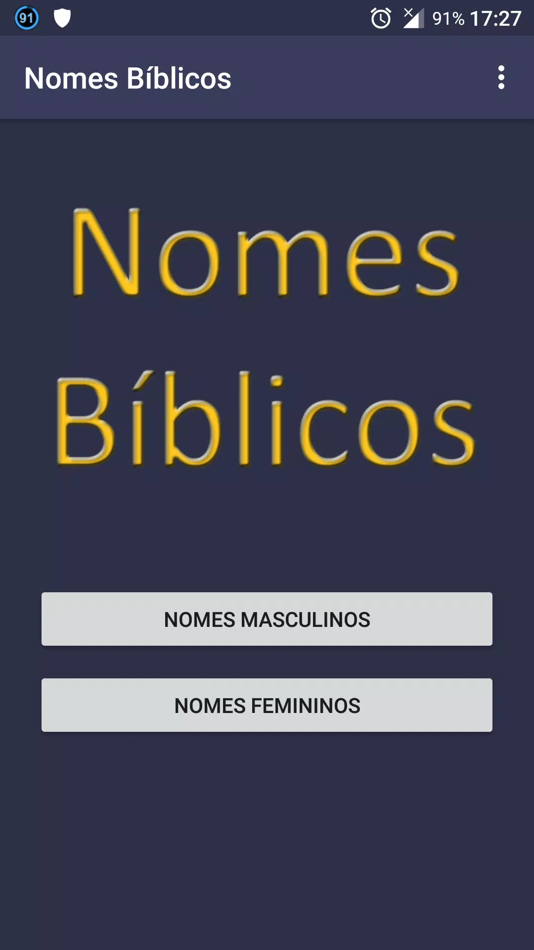 Nomes Bíblicos Masculinos