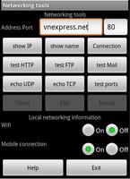 Network tool capture d'écran 1