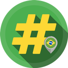 Top HashTags no Brasil أيقونة