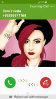 Fake Call Demi Lovato poster
