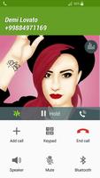 Fake Call Demi Lovato screenshot 1